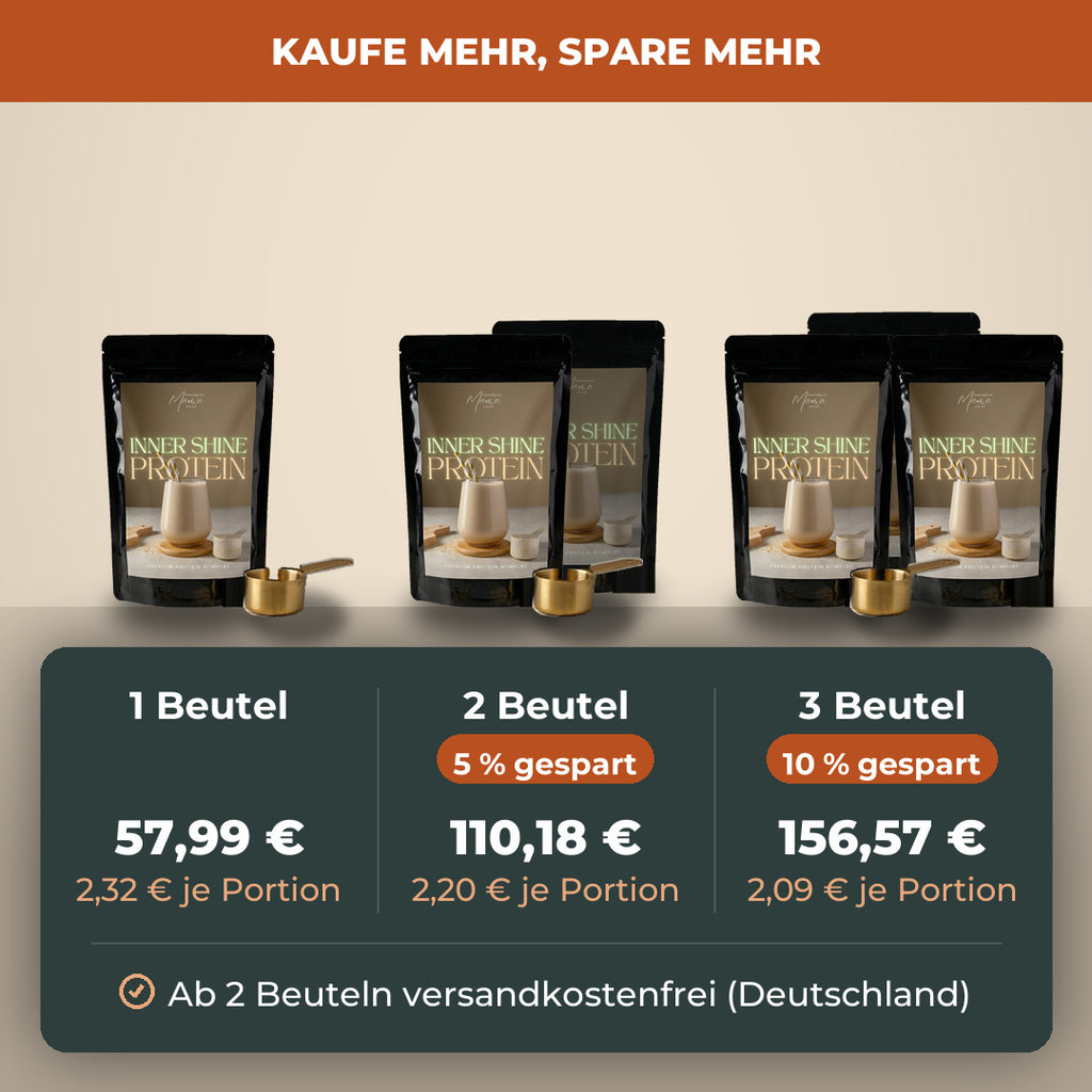 Mengenstaffel: 1 Beutel 57,99 Euro, 2 Beutel 110,18 Euro mit 5 Prozent Ersparnis, 3 Beutel 156,57 Euro mit 10 Prozent Ersparnis. Ab 2 Beuteln versandkostenfrei in Deutschland.